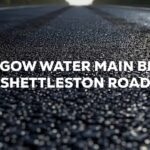 Glasgow Water Main Break Shettleston Road